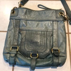 Beautiful green Sak crossbody purse